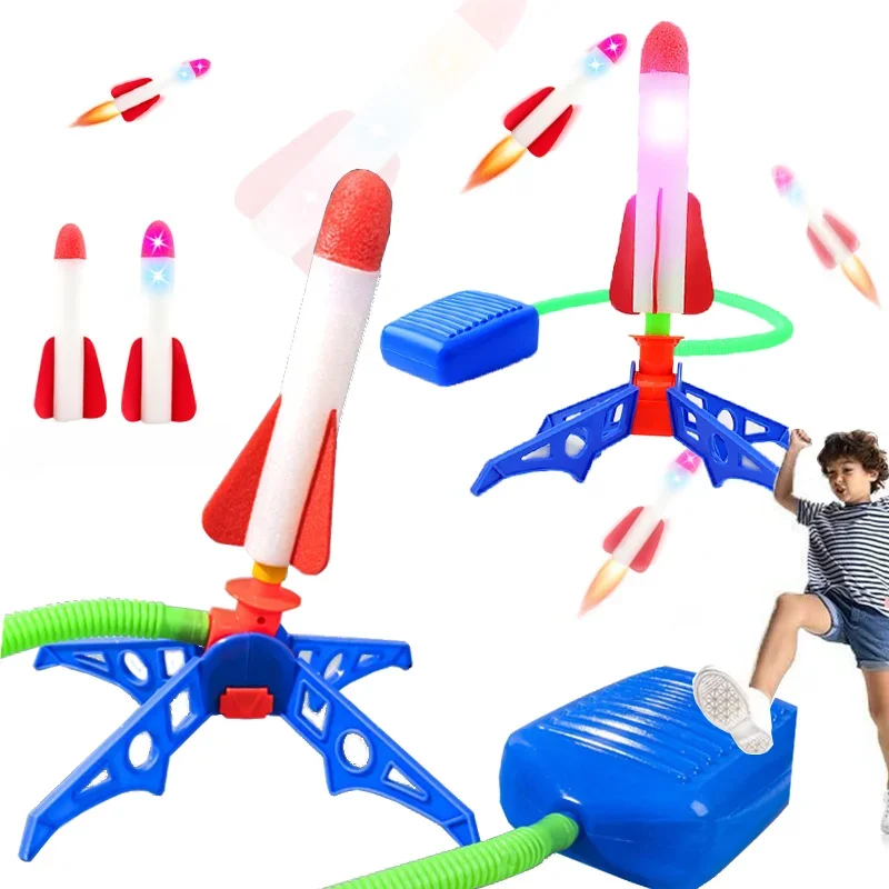 Kids Outdoor Clubhouse - Kinderen Raketlanceerapparaat Buiten Speelgoed Stomp Soaring