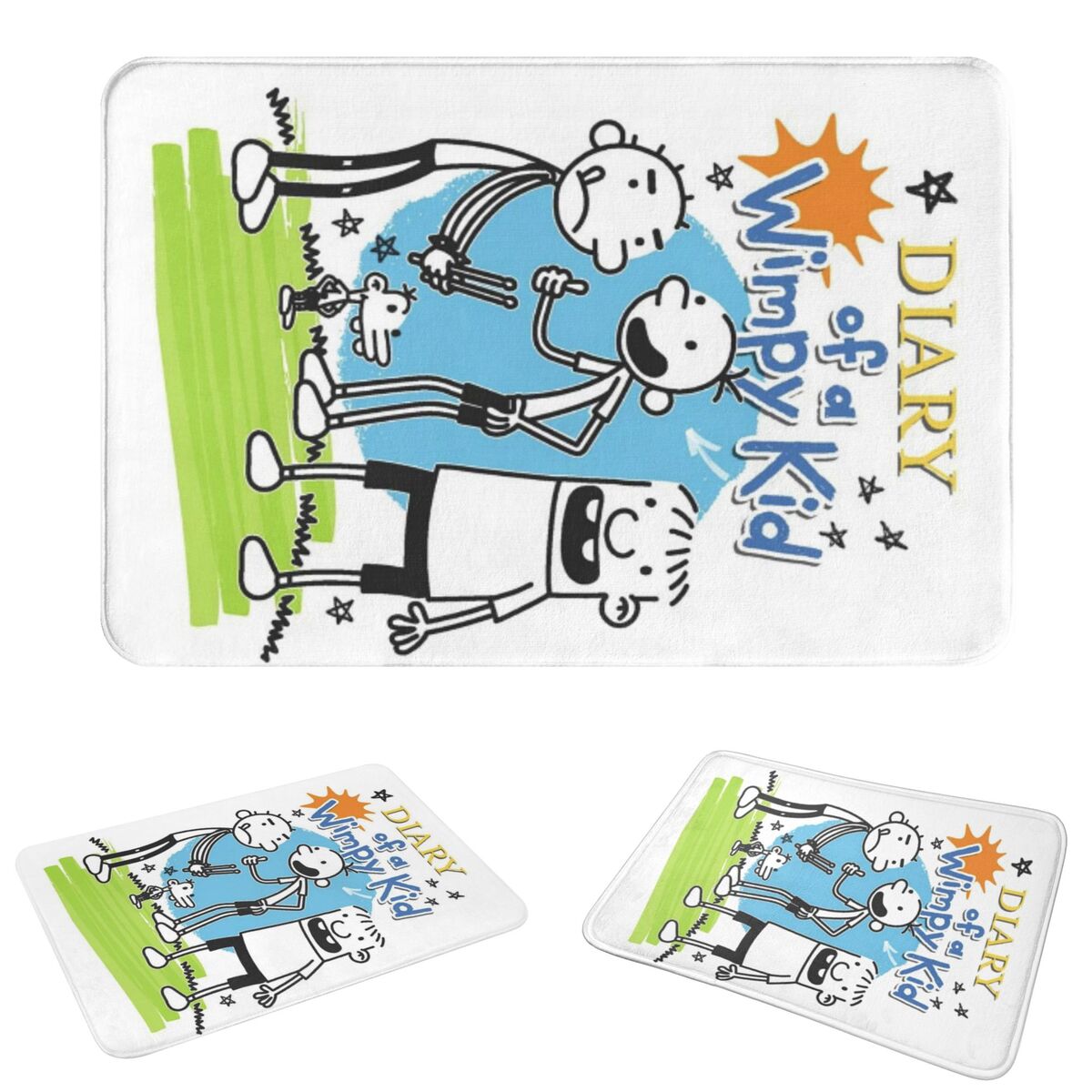 Kids Outdoor Floor Cushions - Diary Of A Wimpy Kid Antislip