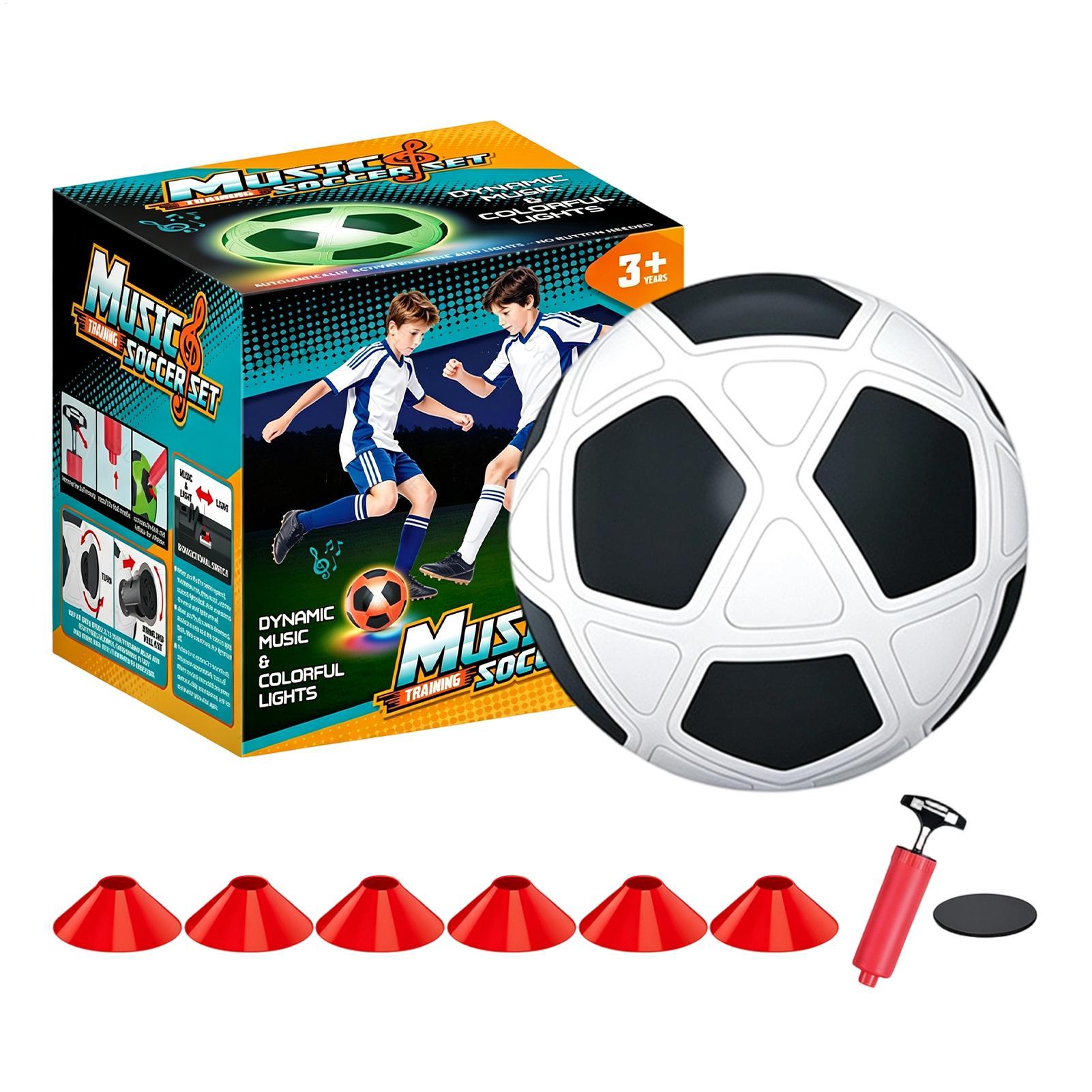 Kids Outdoor Music - Voetbalset Interactief Professioneel Buiten Muziekspel Lichtgevende