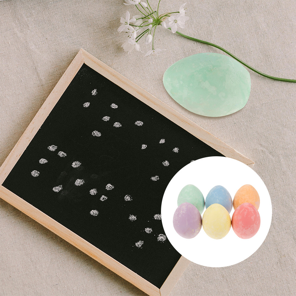 Kids Outdoor Chalkboard - 12 Stuks Schattig Ei Krijt Voor