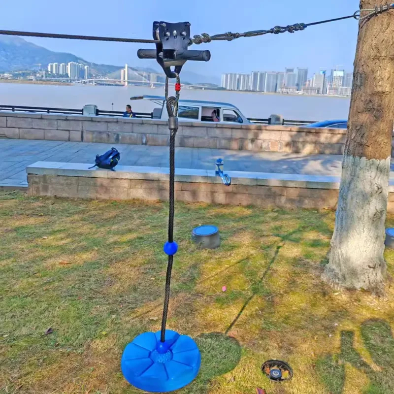 Kids Outdoor Zipline - Kinderen Zipline Buiten Aerial Sliding Pulley
