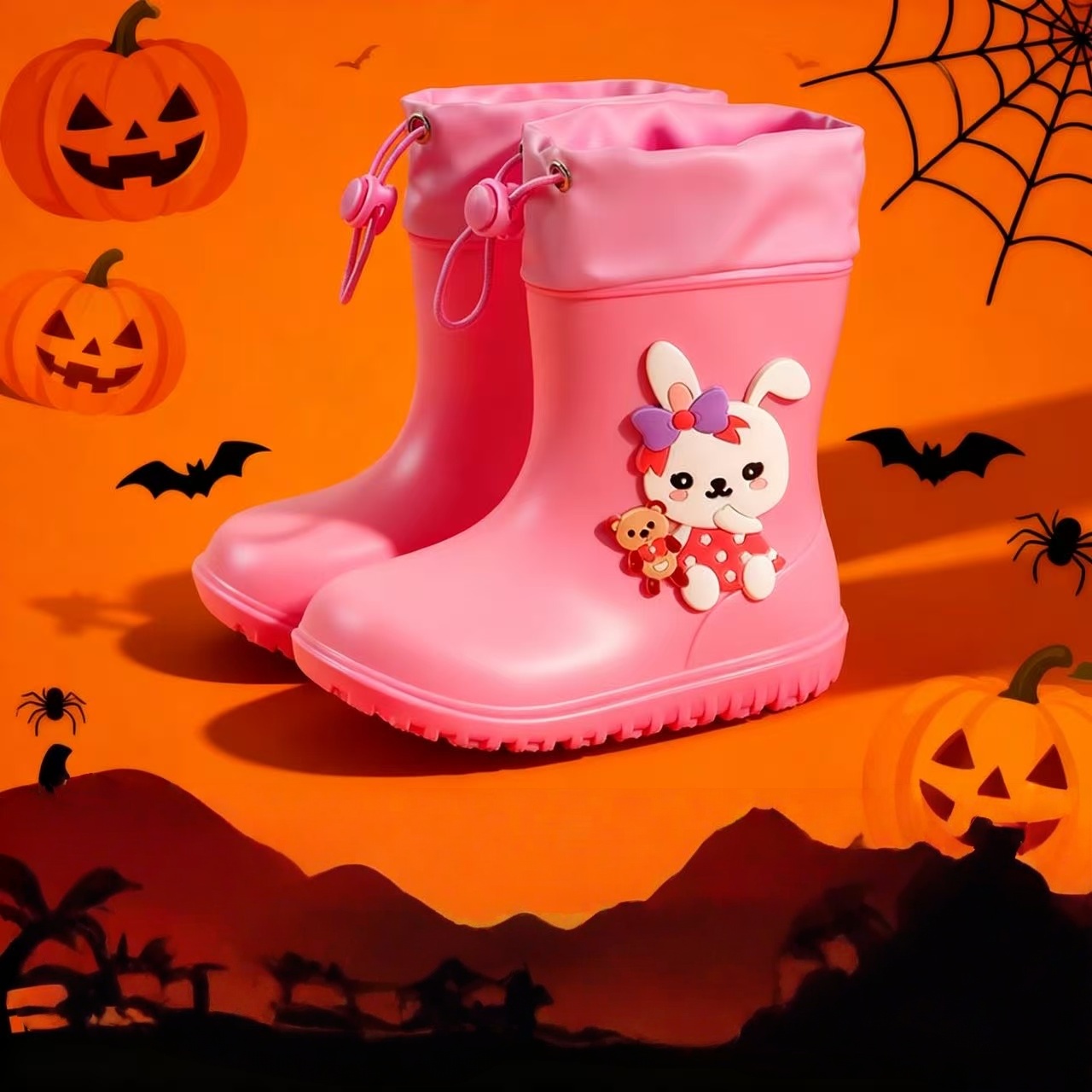 Kids Outdoor Boots - Schattige konijnenregenlaarzen voor kinderen - Unisex
