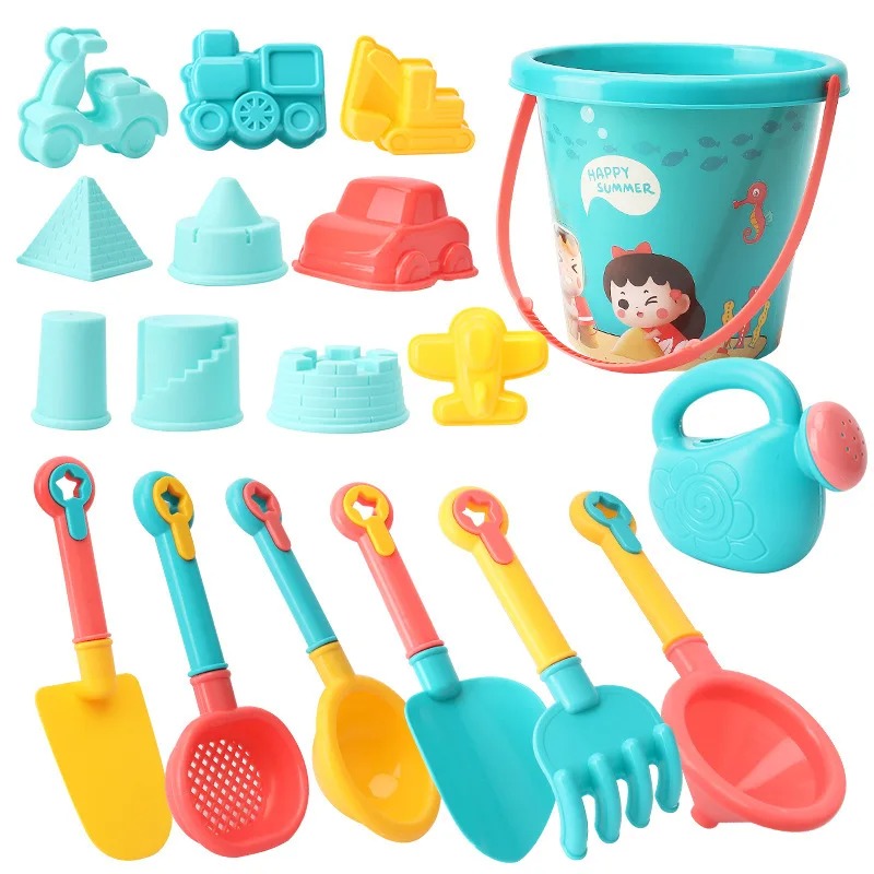 Kids Outdoor Clubhouse - 18 Stuks Strand Speelgoed Set Emmer