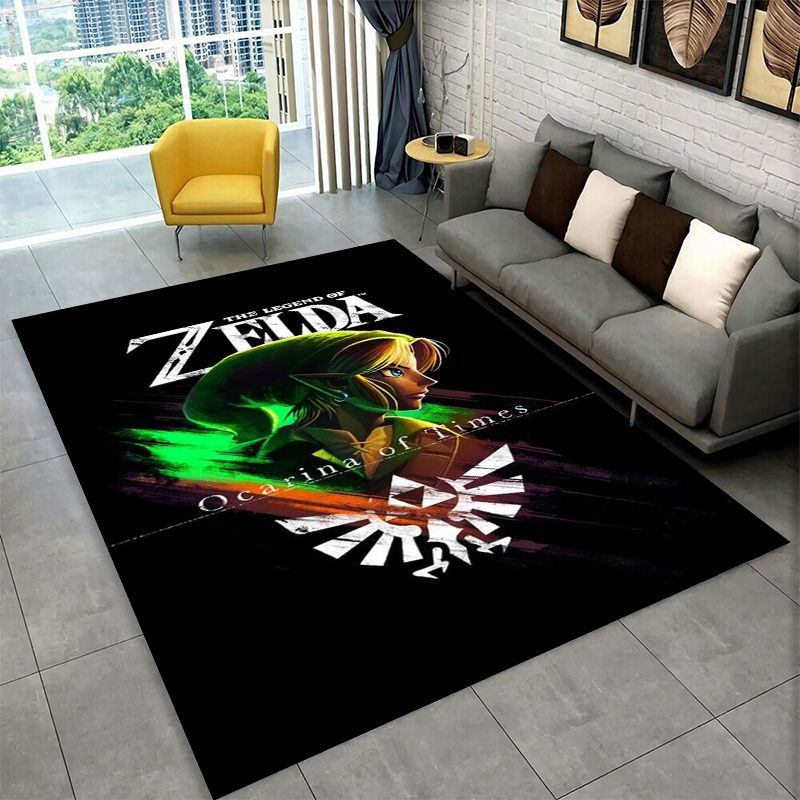 Kids Outdoor Area - Klassieke Z-Zelda Cartoon Games Antislip Vloerkleed