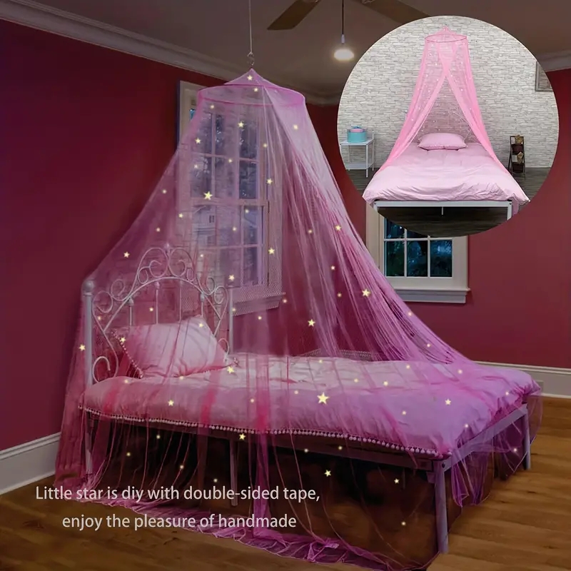 Kids Outdoor Tent - Bed Luifel Voor Meisjes Met Gloeiende