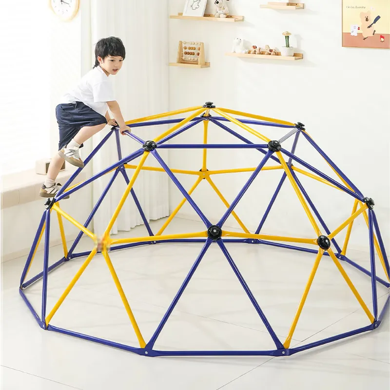 Kids Outdoor Jungle Gym Dome - 10FT Geometrische Koepelklimset voor Kinderen &