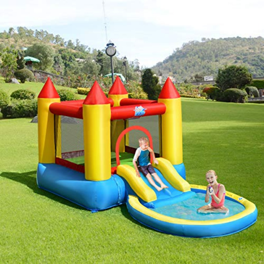 Kids Outdoor Area - Opblaasbare springkasteel voor buiten voor kinderen