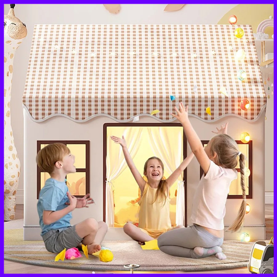 Kids Outdoor Play Tent - Opvouwbare kindertent speelgoed kindertent kasteel speelhuis