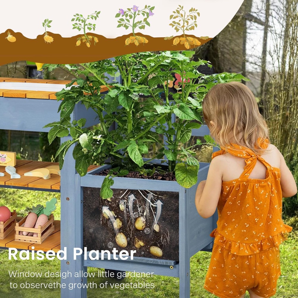Kids Outdoor Sink - US Shipping Modderkeuken voor kinderen, buitenkeuken