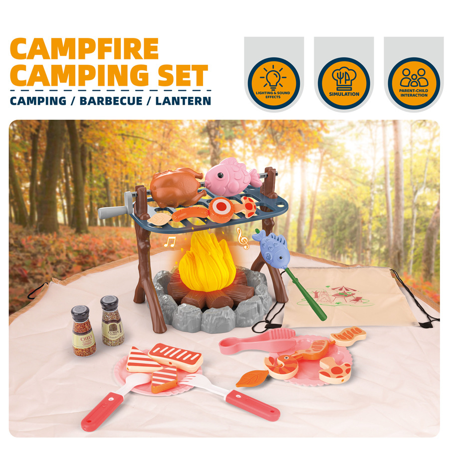 Kids Outdoor Tent - Kinderkampeertentset Baby Speeltuin Miniatuur Eten Kinderen