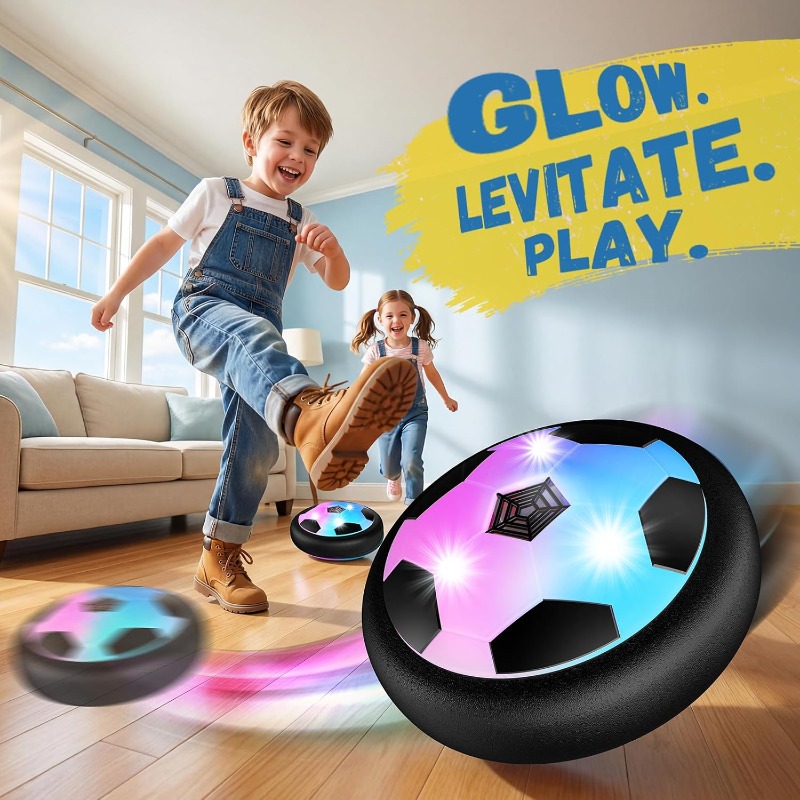 Kids Outdoor Music - LED Hover Voetbal Air Power Foam