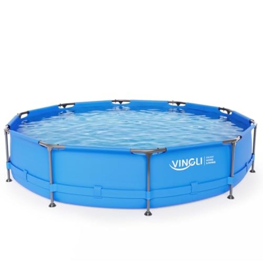 Kids Outdoor Frame - Tuinvriendelijk draagbaar metalen frame zwembad, 12