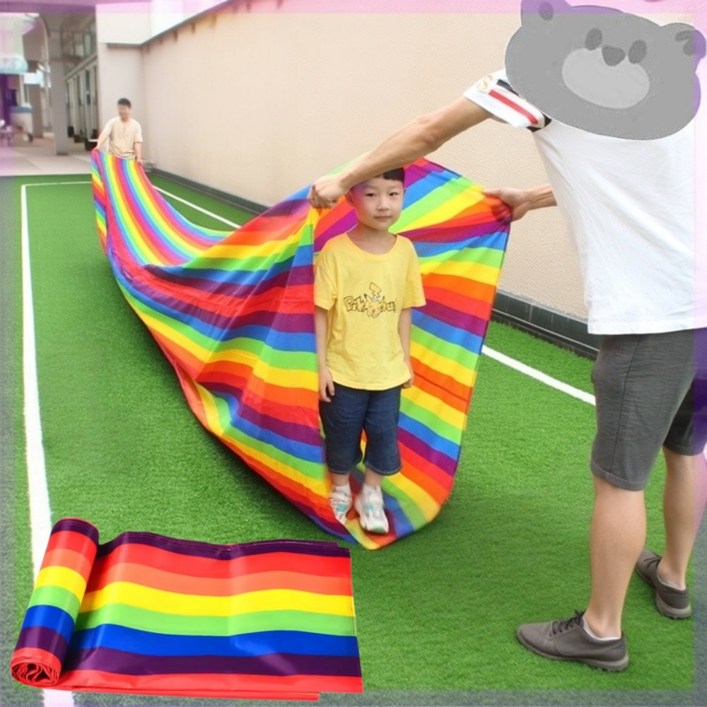 Kids Outdoor Tunnel - 3/5/8M Kleurrijke Regenboog Kinderen Spelen Kruipende