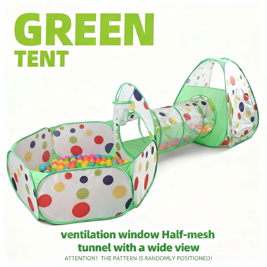 Kids Outdoor Tunnel - Speeltent voor kinderen, speelballenbad - speeltunnel