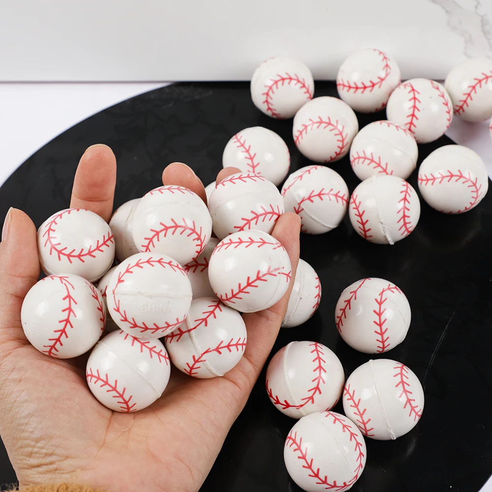 Outdoor Kids In An Indoor World - 10 Stuks 29mm Baseball Bouncy Bal