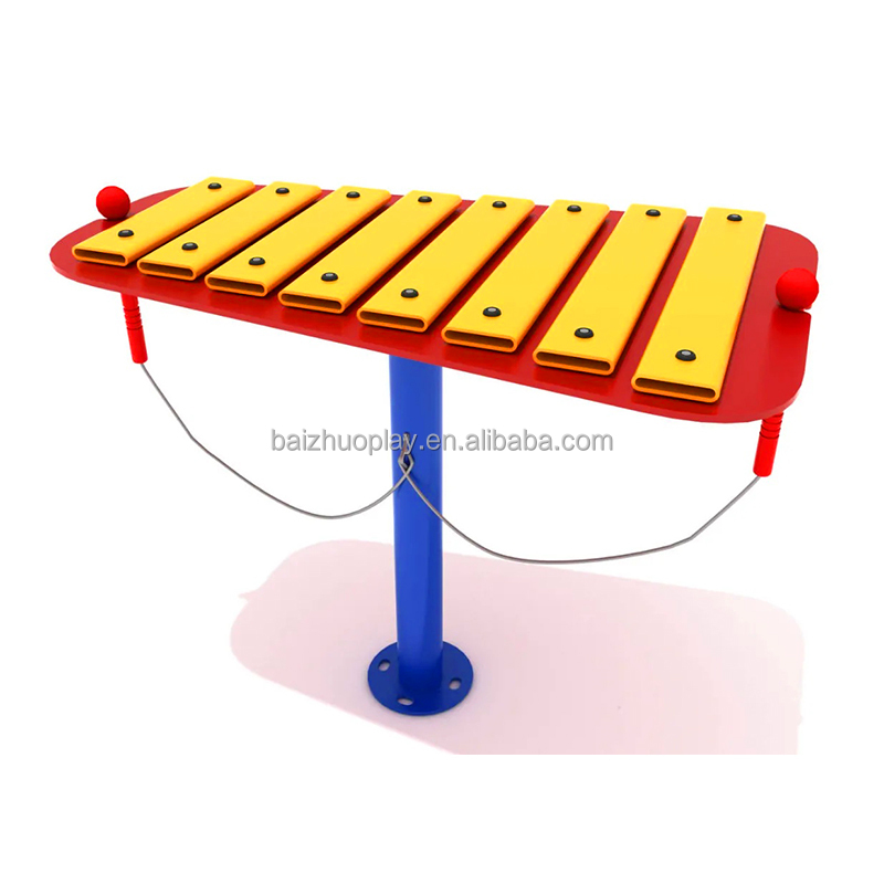 Kids Outdoor Education - Buiten metalen xylofoon voor kinderen, percussie-instrument,