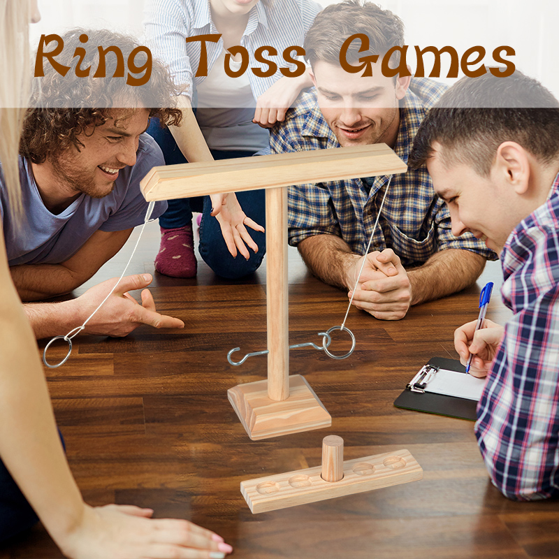 Kids Outdoor Ladder - Ring Toss Games voor kinderen, volwassenen,