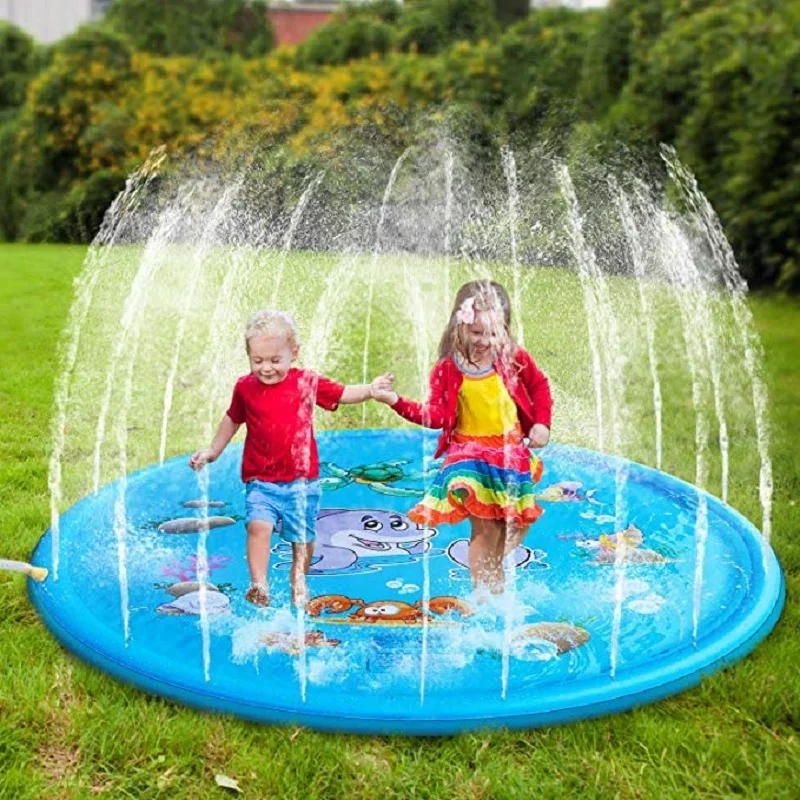 Kids Outdoor Clubhouse - 100/170 Cm Kids Opblaasbare Water Splash