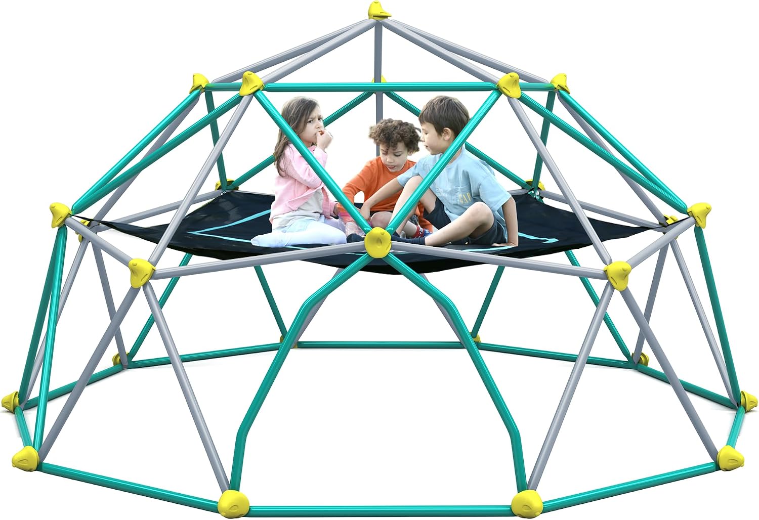 Kids Outdoor Jungle Gym Dome - 13 FT Klimkoepel met speelhemel voor