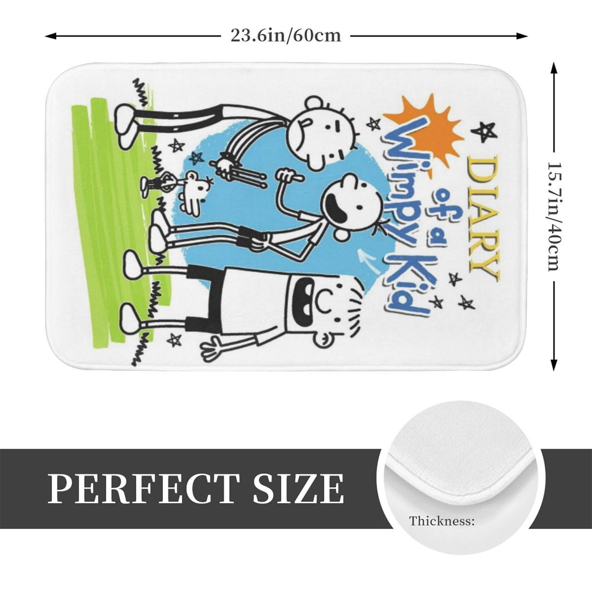 Diary Of A Wimpy Kid Antislip  - Kids Outdoor Floor Cushions recensie en prijs