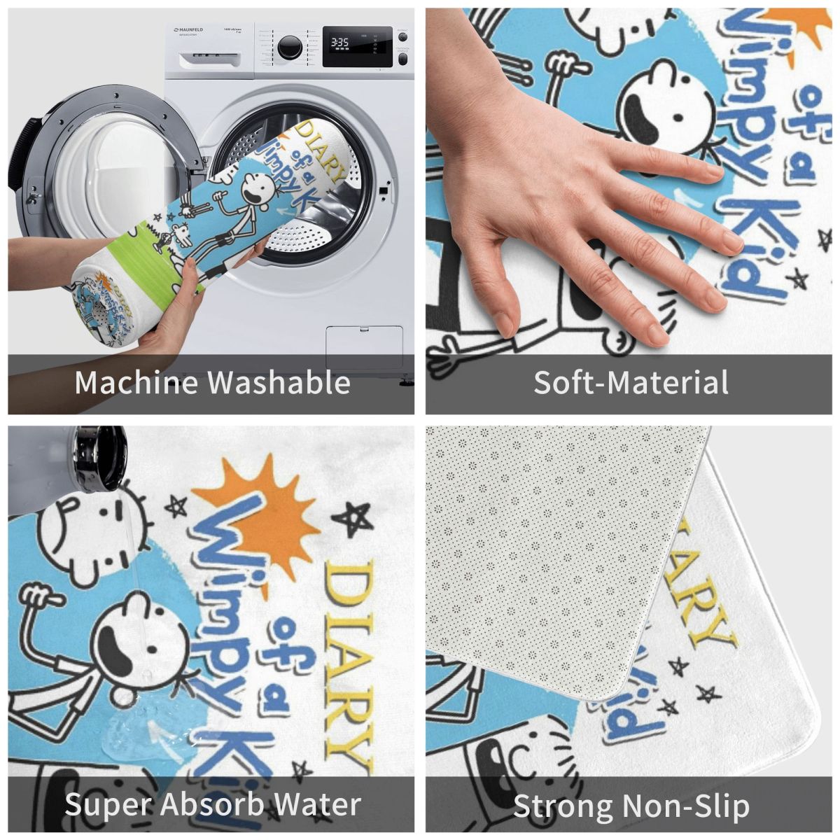 Diary Of A Wimpy Kid Antislip  - Kids Outdoor Floor Cushions recensie en prijs