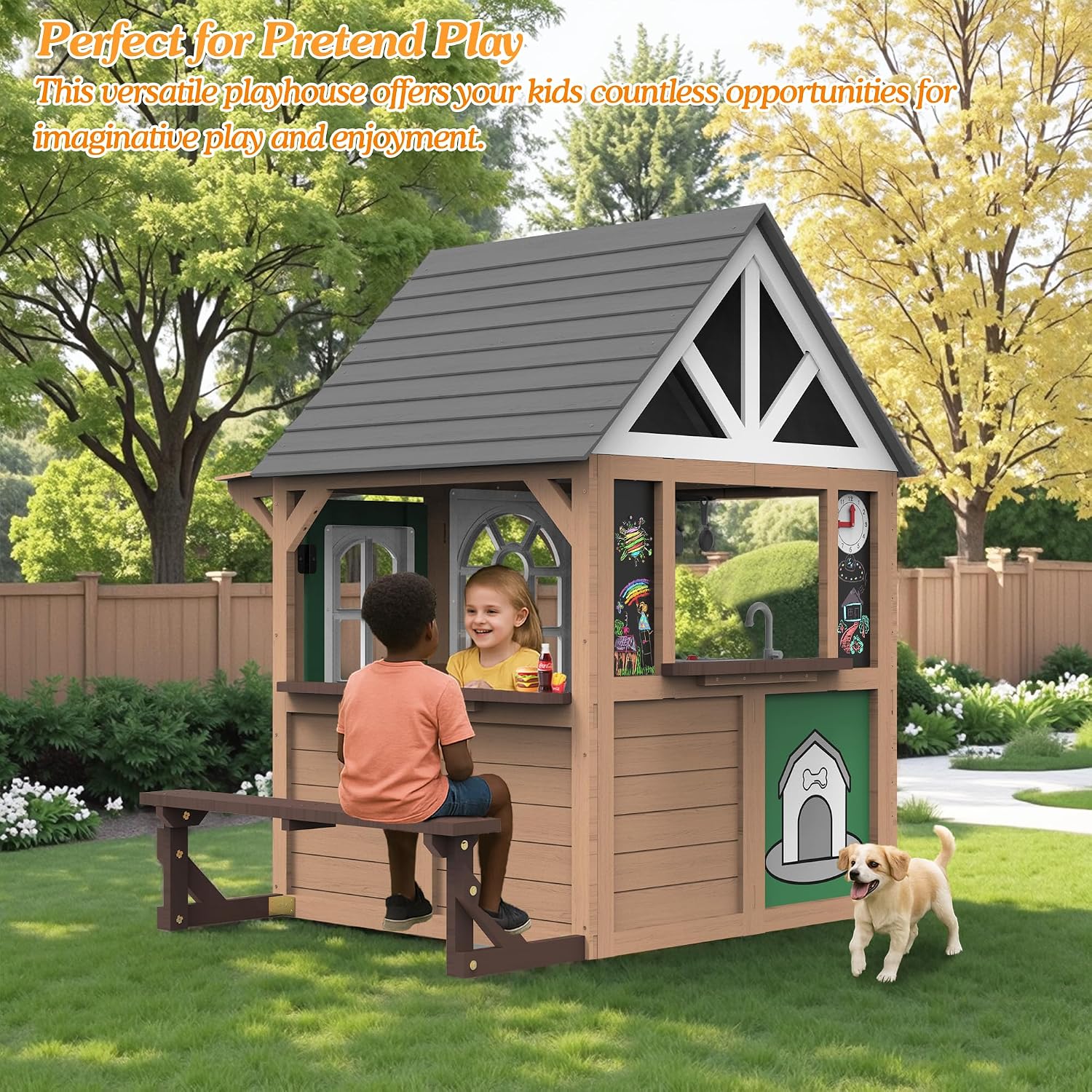 Seizeen Buitenspeelhuis voor K - Kids Outdoor Kitchen recensie en prijs