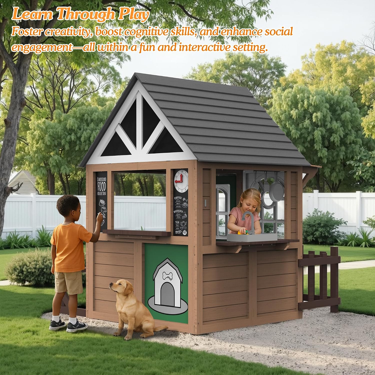 Seizeen Buitenspeelhuis voor K - Kids Outdoor Kitchen recensie en prijs
