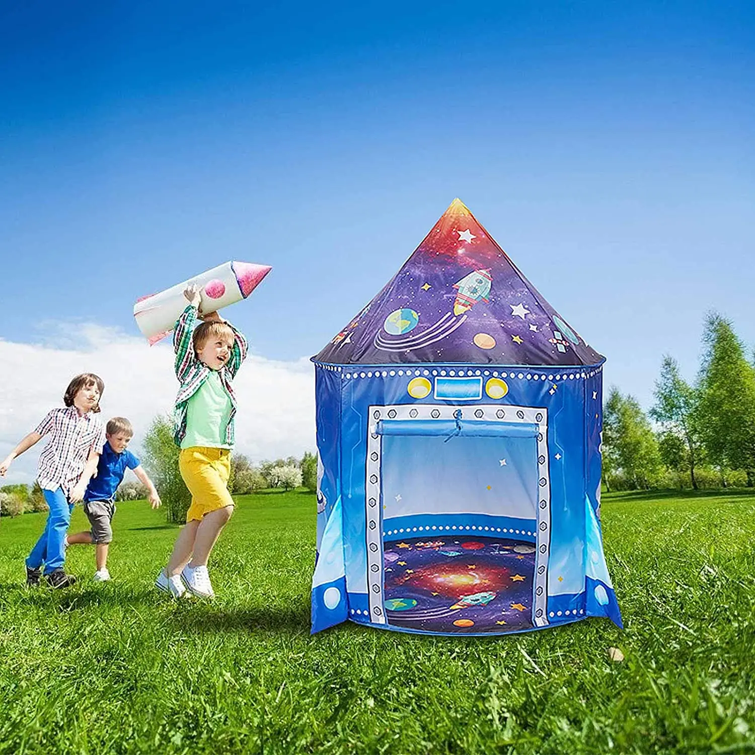 Raketvliegtuig kinder tent opk - Kids Outdoor Tent recensie en prijs