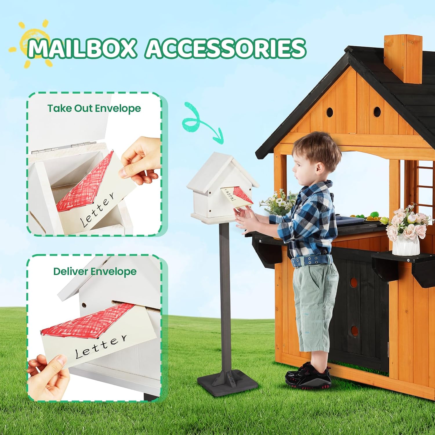 Houten speelhuis voor kinderen - Kids Outdoor Sink recensie en prijs