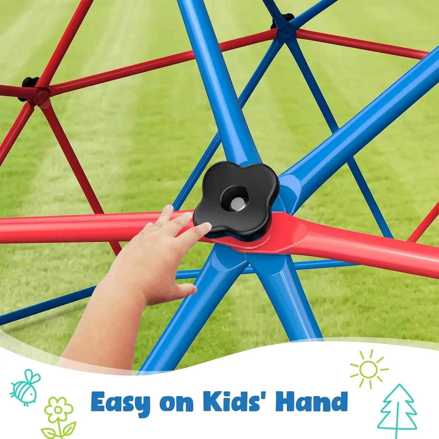 Hapfan Klimkooi Schommelset me - Kids Outdoor Jungle Gym Dome recensie en prijs