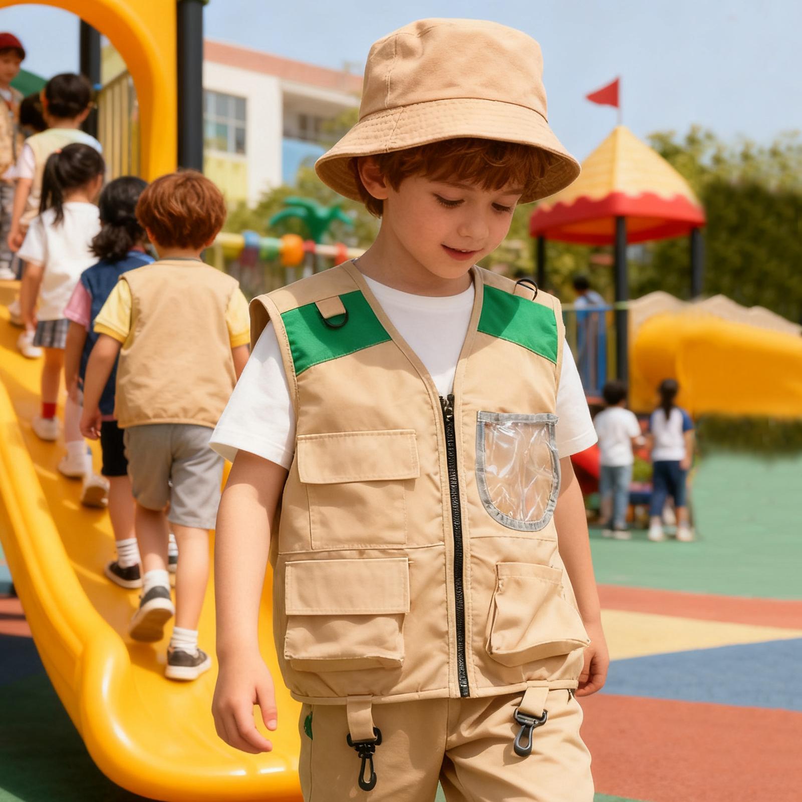 Kinder Explorer hoed en vest k - Kids Outdoor Adventure Kit recensie en prijs