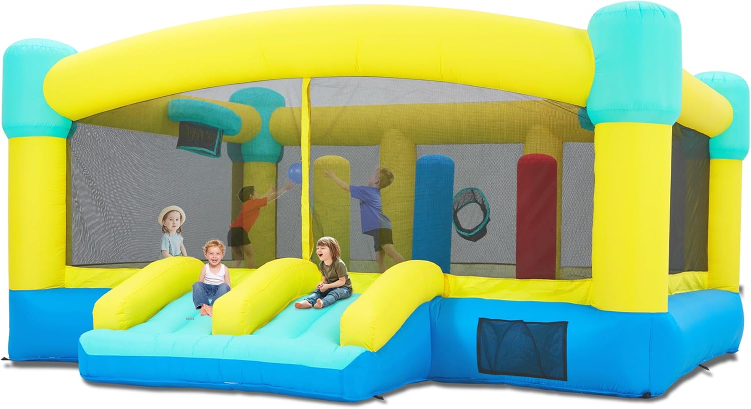 Grote springkasteel, 15 x 14,8 - Kids Outdoor House recensie en prijs