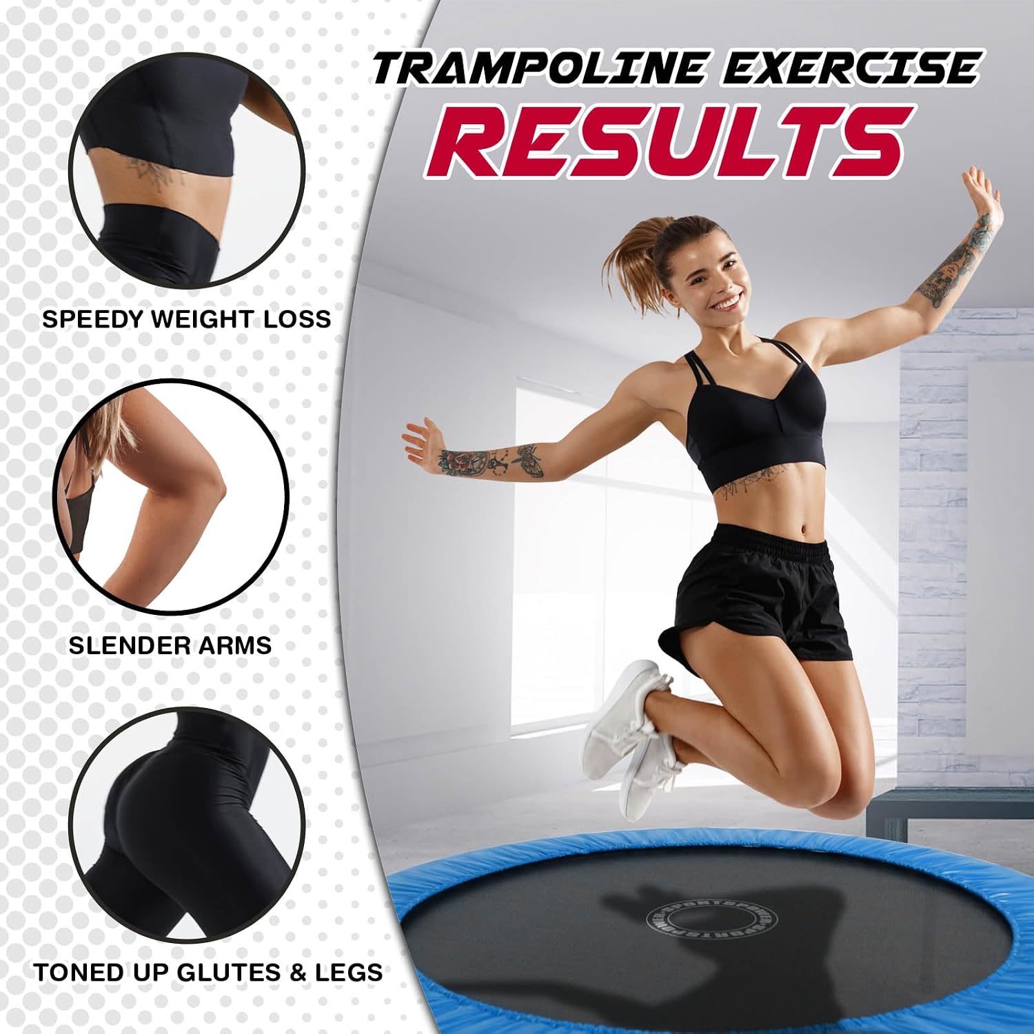 Kleine trampoline voor oefenin - Mini Trampoline Spring recensie en prijs