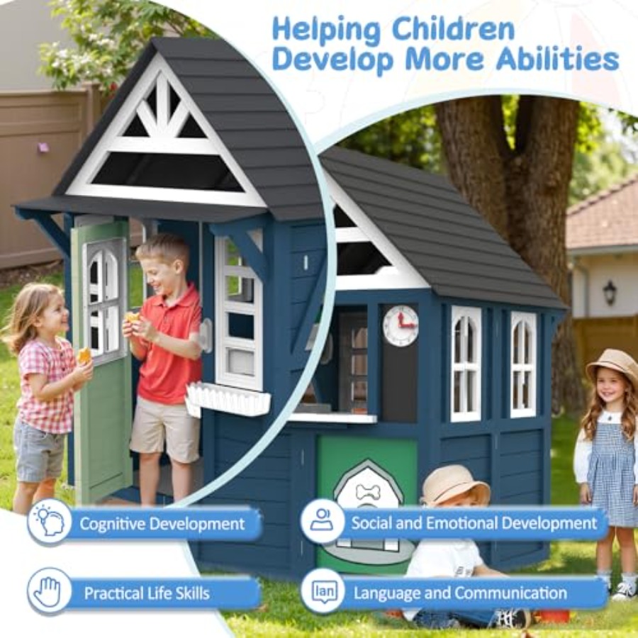 Buitenspeelhuis voor kinderen: - Kids Outdoor Kitchen recensie en prijs