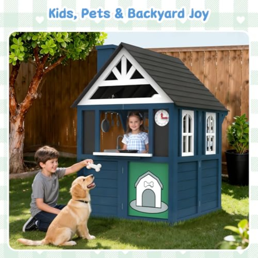 Buitenspeelhuis voor kinderen: - Kids Outdoor Kitchen recensie en prijs