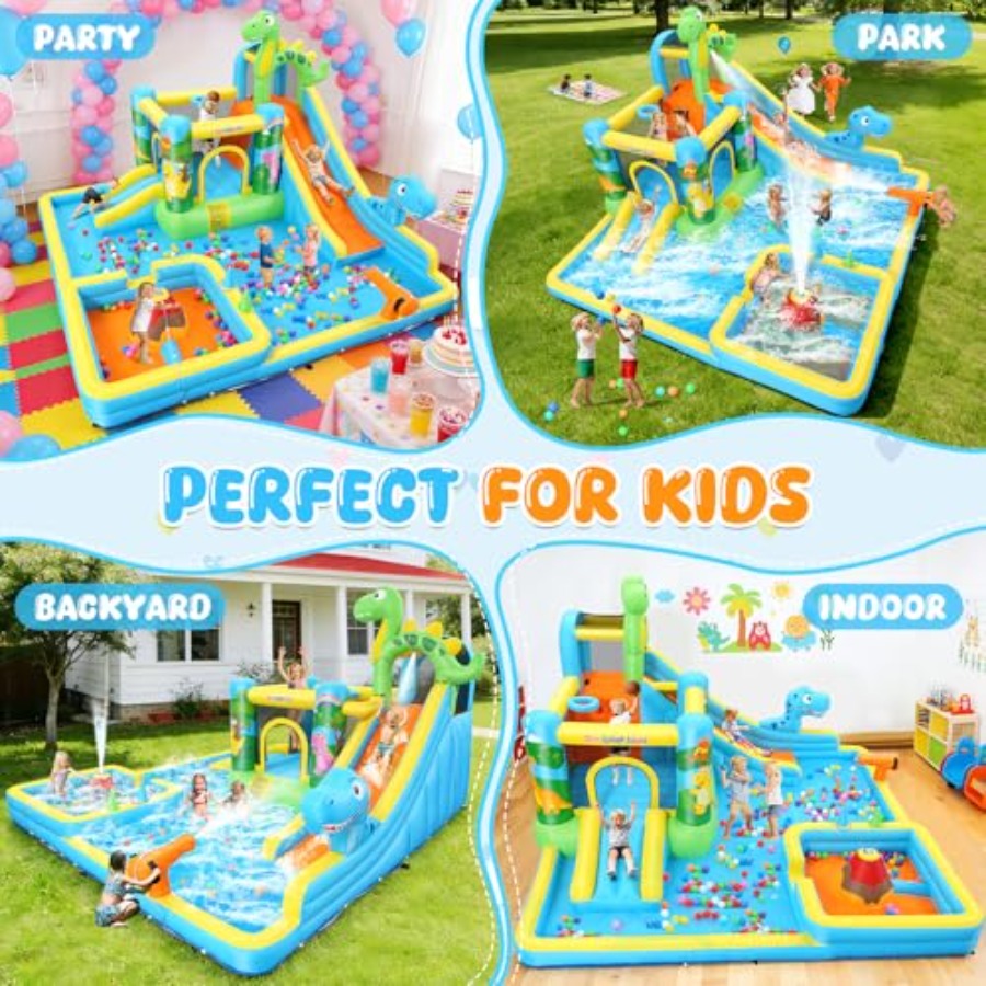 Opblaasbare waterglijbaan voor - Kids Outdoor House recensie en prijs