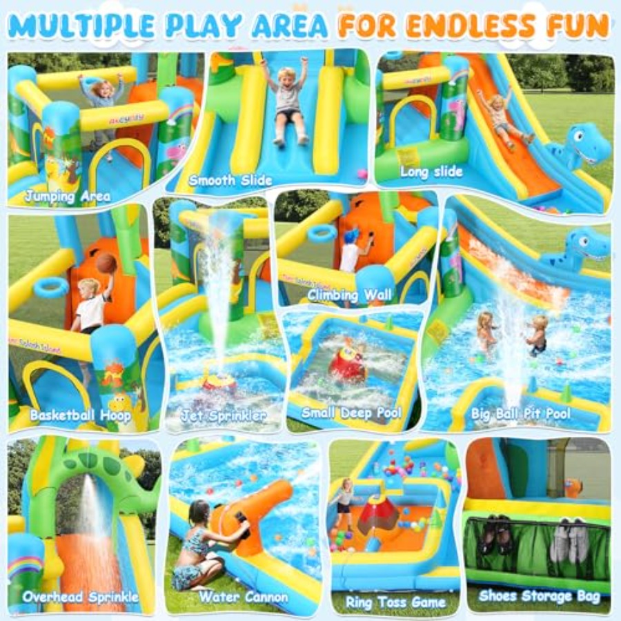Opblaasbare waterglijbaan voor - Kids Outdoor House recensie en prijs