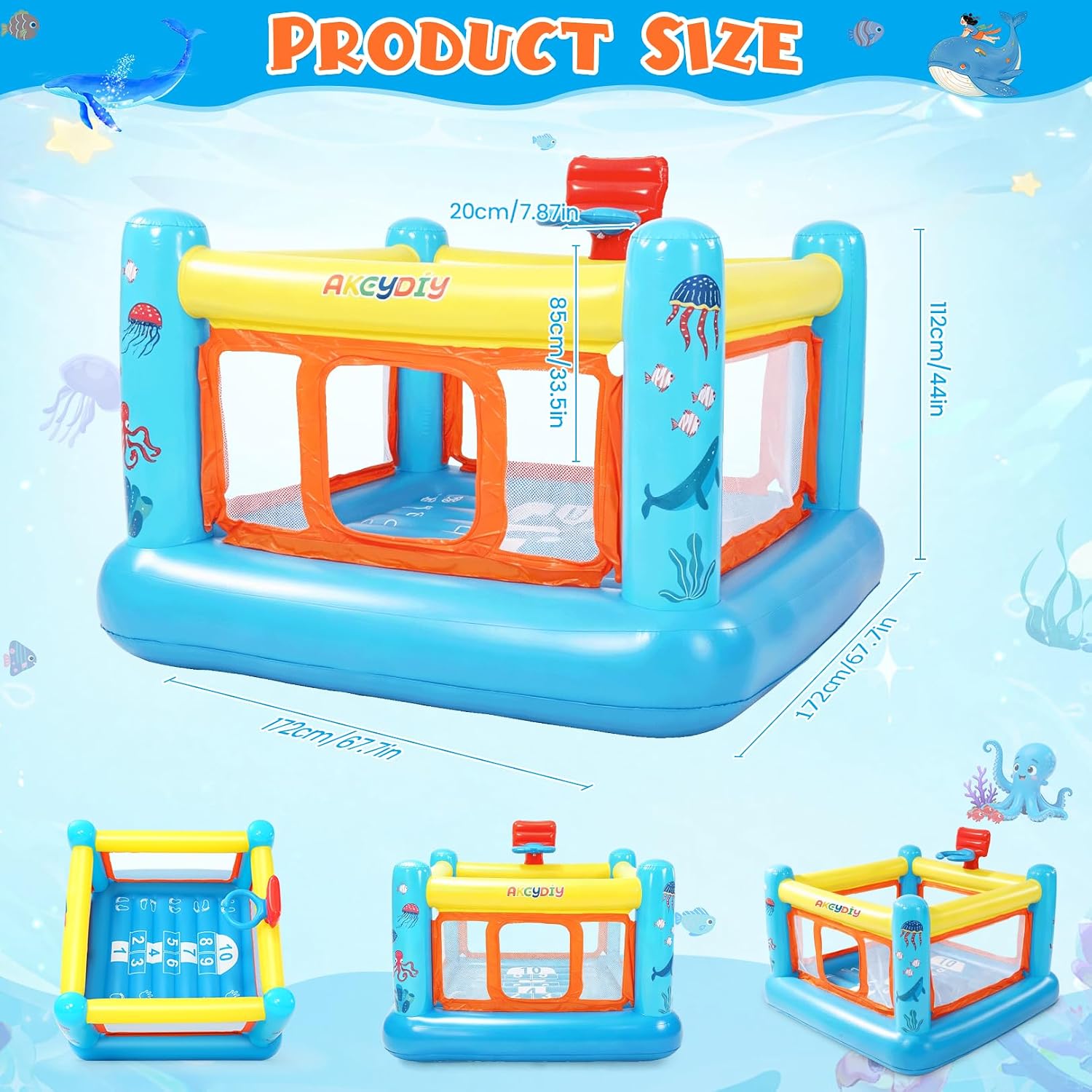 Springkasteel, opblaasbaar PVC - Kids Outdoor House recensie en prijs