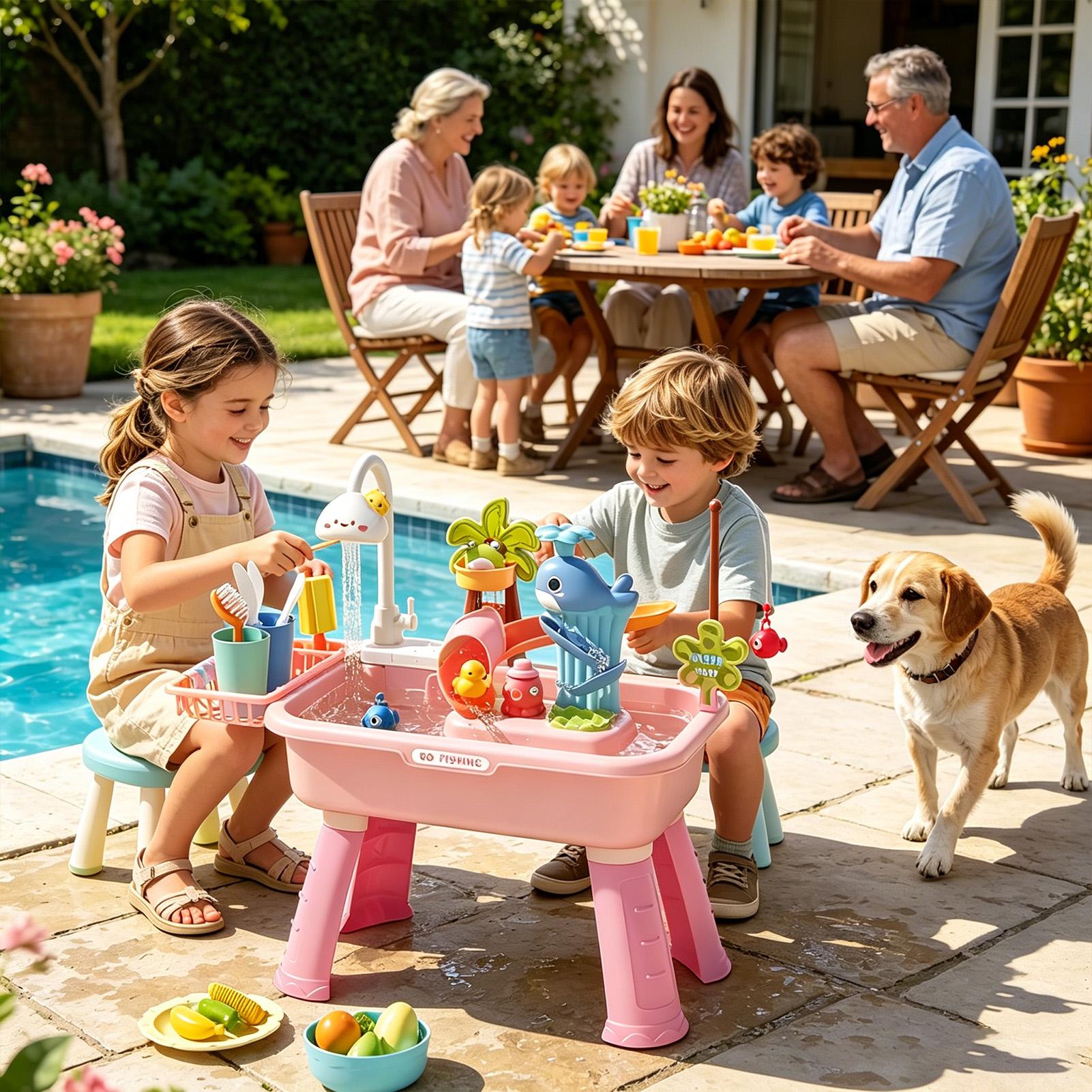 Kinderen watertafel met pomp,  - Kids Outdoor Sink recensie en prijs