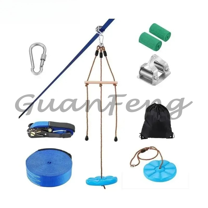 52 ft zipline-set voor volwass - Kids Outdoor Zipline recensie en prijs