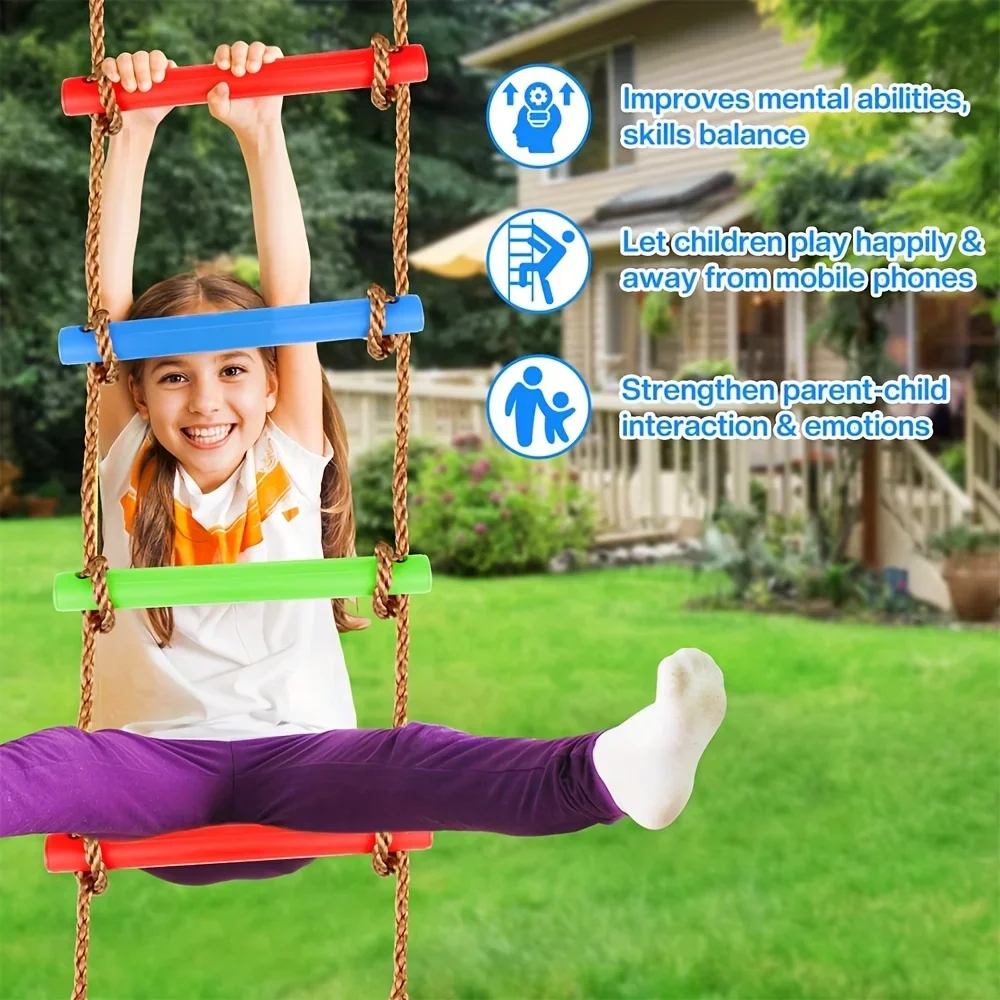 1 stuk kleurrijke klimladder v - Kids Outdoor Ladder recensie en prijs