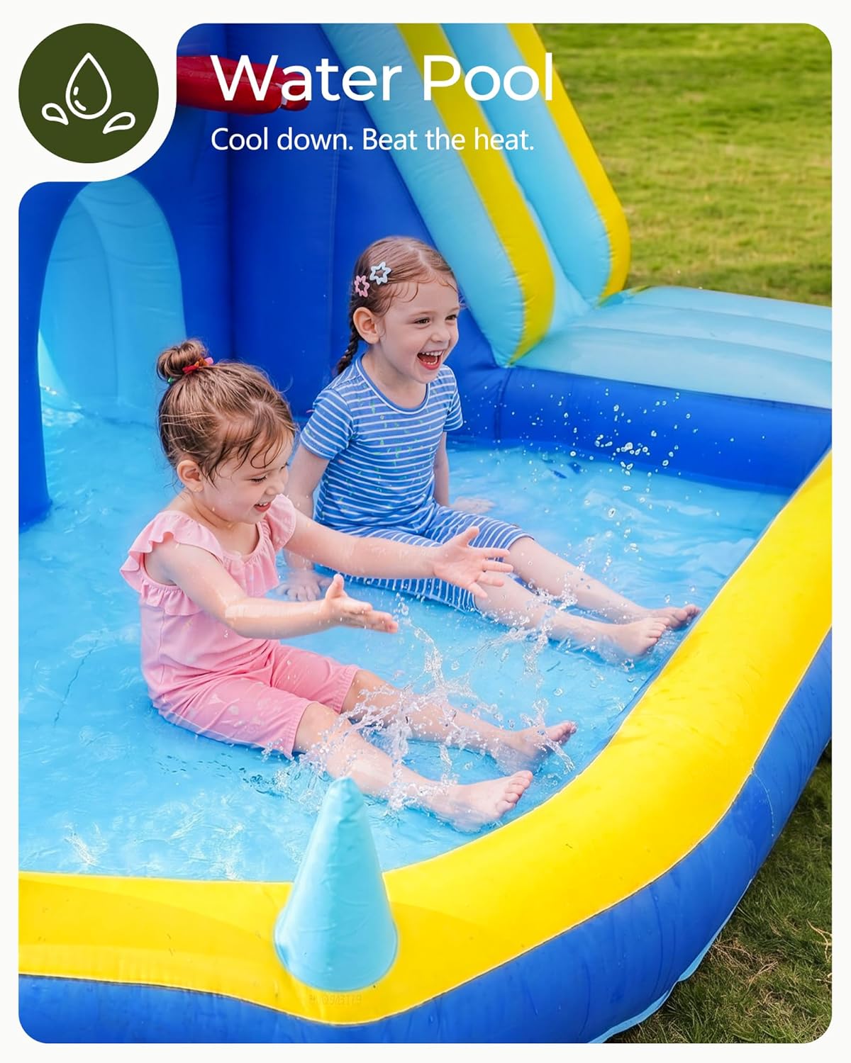 Opblaasbare waterglijbaan spri - Kids Outdoor House recensie en prijs