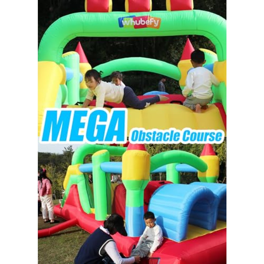 Opblaasbaar hindernissenparcou - Kids Outdoor House recensie en prijs