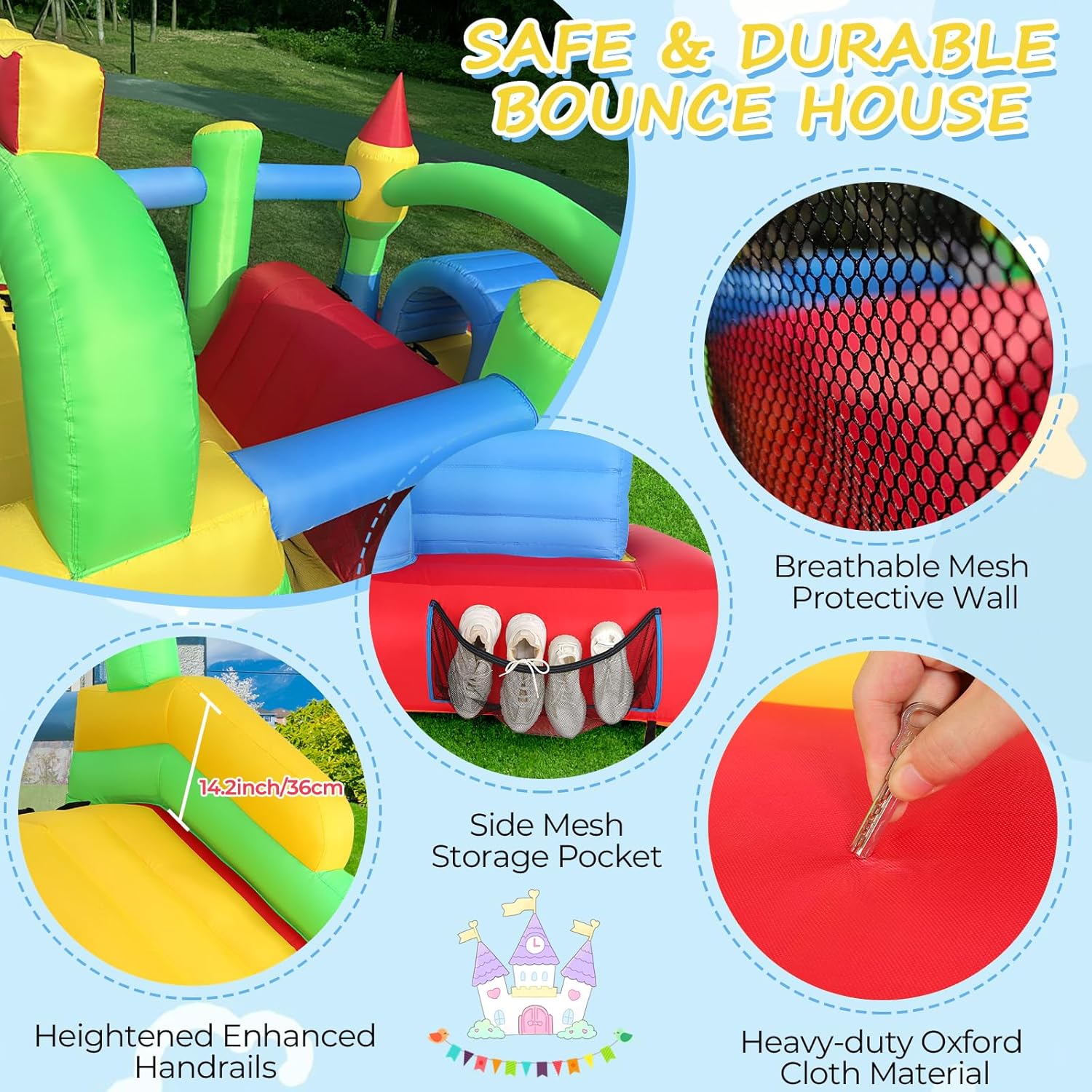 KF Opblaasbaar Obstakelparcour - Kids Outdoor Tunnel recensie en prijs