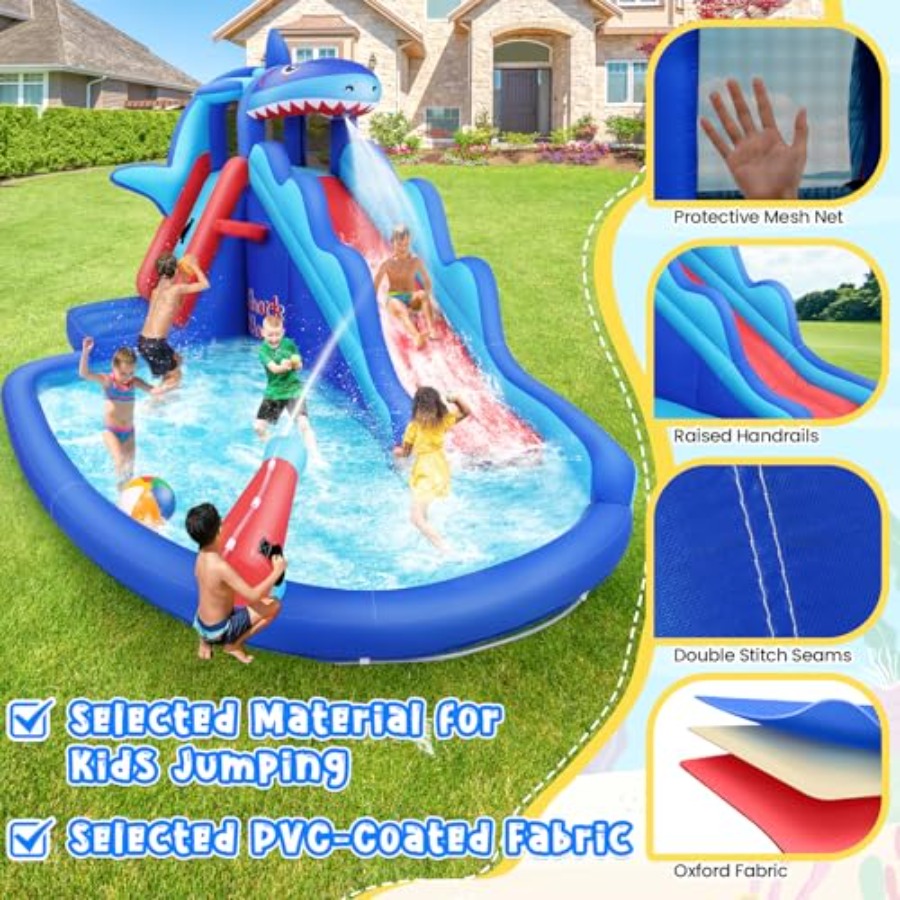 Opblaasbare waterglijbaan spri - Kids Outdoor House recensie en prijs