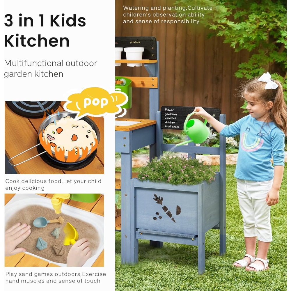 US Shipping Modderkeuken voor  - Kids Outdoor Sink recensie en prijs