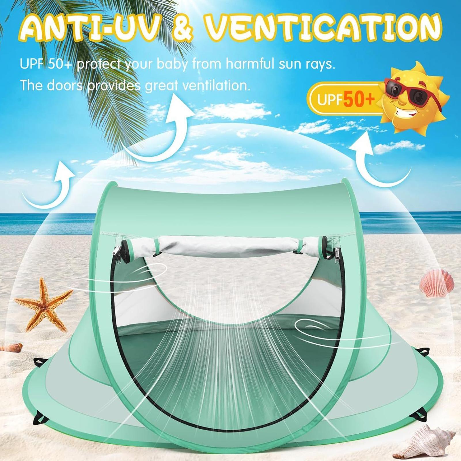 Strandtent voor kinderen UPF 5 - Kids Outdoor Tent recensie en prijs