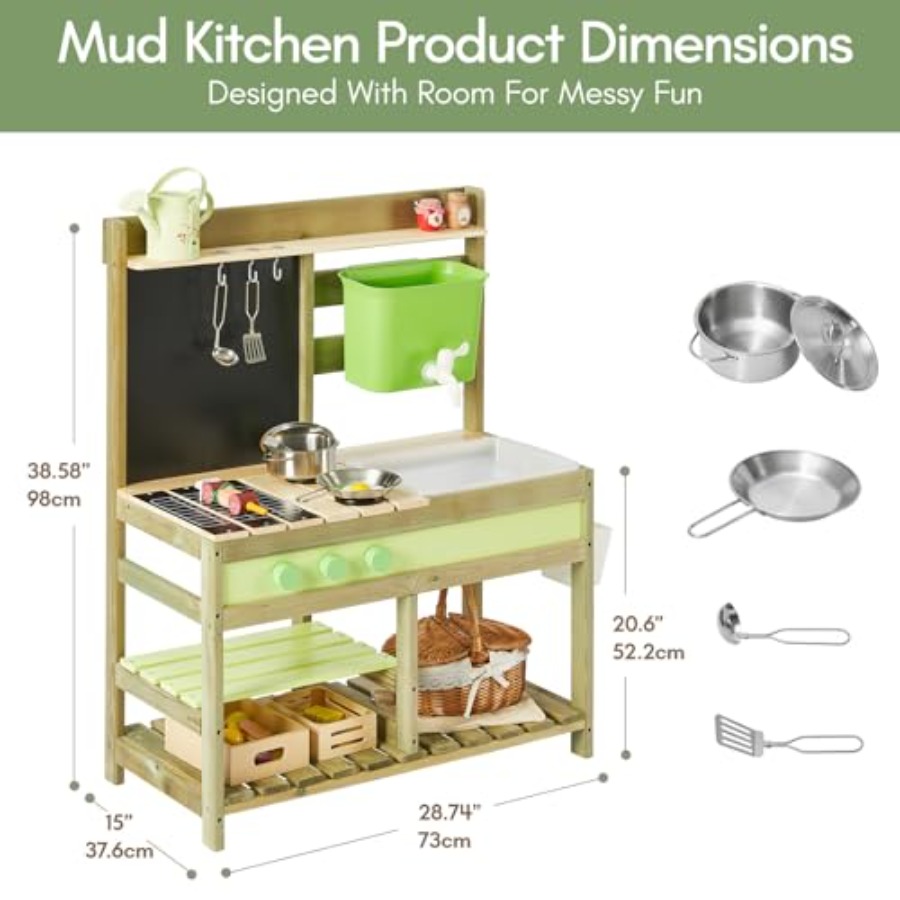 Buitenkookkeuken voor kinderen - Kids Outdoor Sink recensie en prijs
