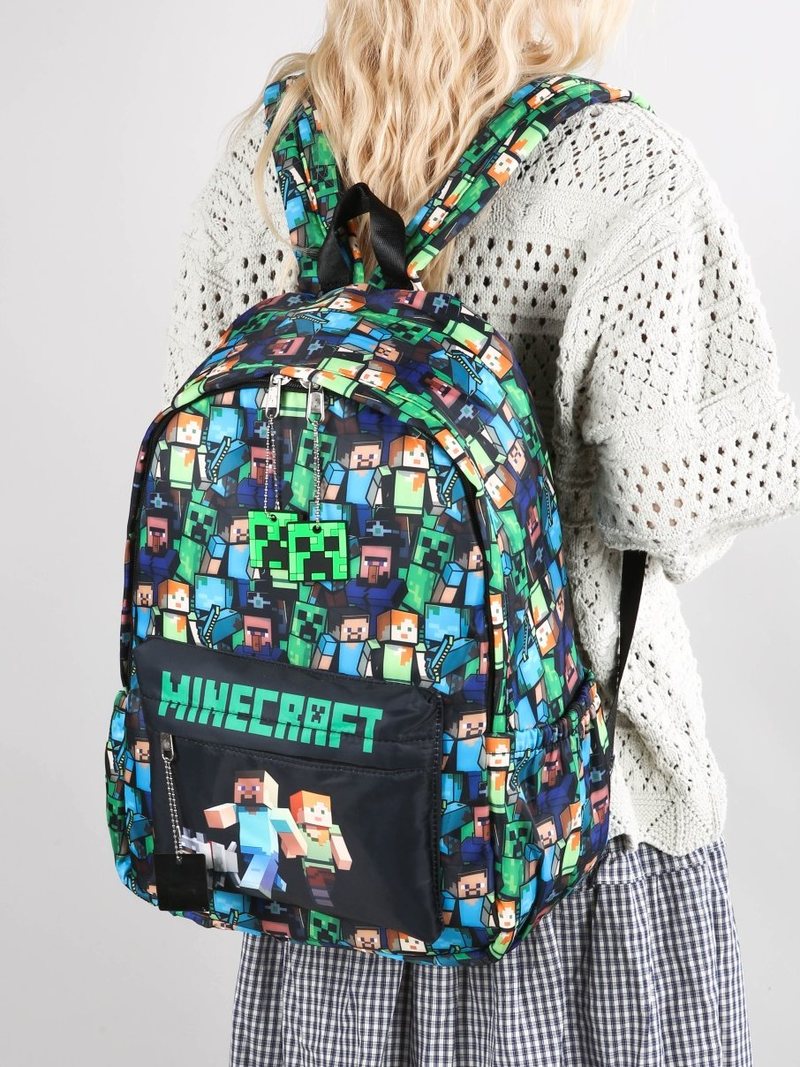 Minecraft-rugzak Graffiti-prin - Kids Outdoor Backpack recensie en prijs