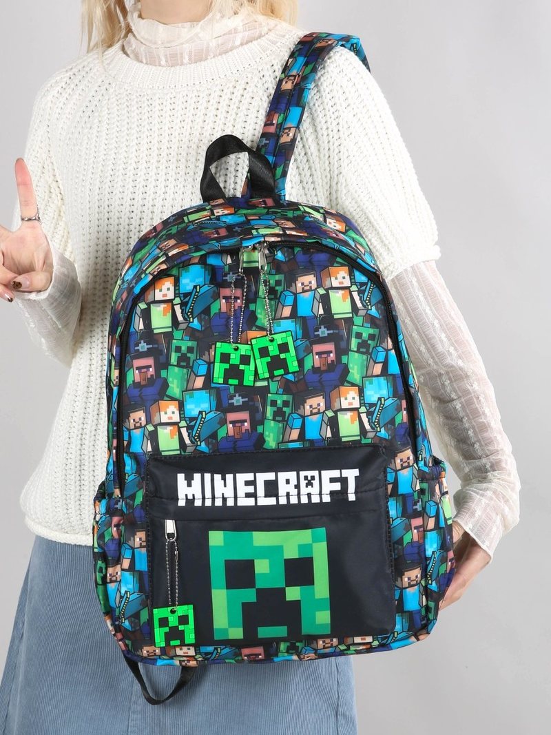 Minecraft-rugzak Graffiti-prin - Kids Outdoor Backpack recensie en prijs